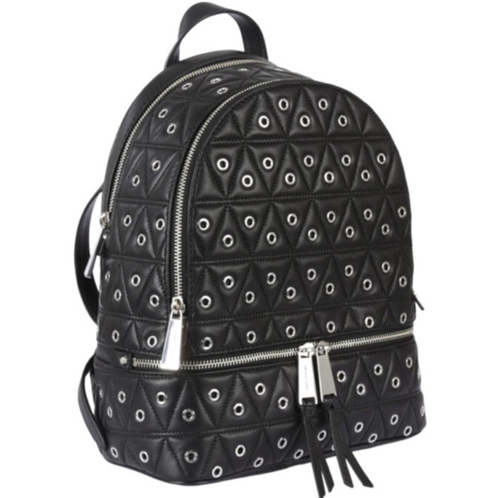 Michael Kohrs Rhea ZIP quilted eyelet backpack